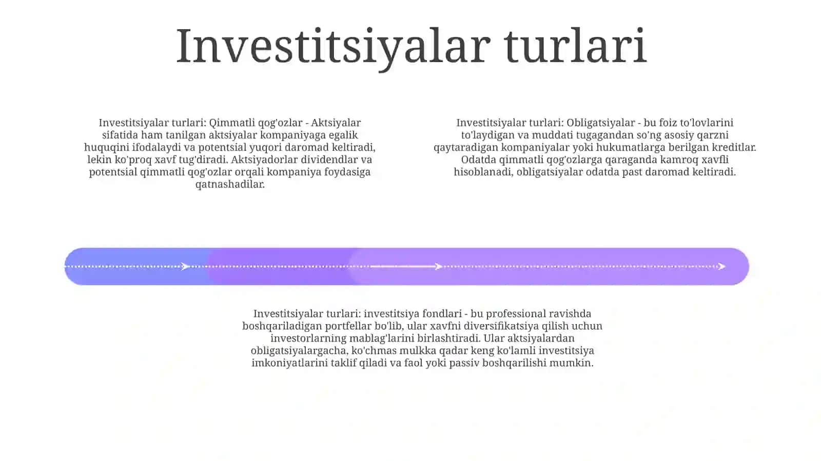 Investitsiya asoslari 3
