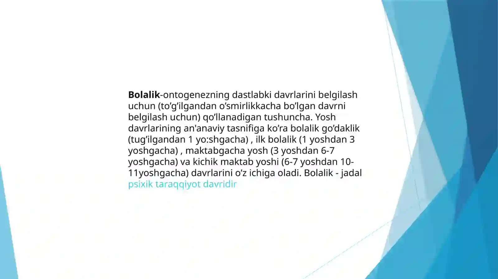BOLALAR PSIXOLOGIYASI 3