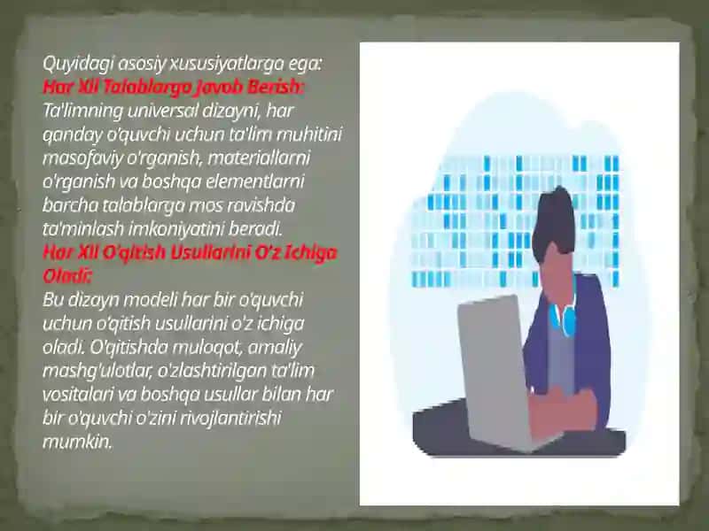 Ta'limning universal dizayni va individual ta'lim dasturi 3
