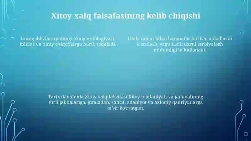 Xitoy Xalq Falsafasi 3