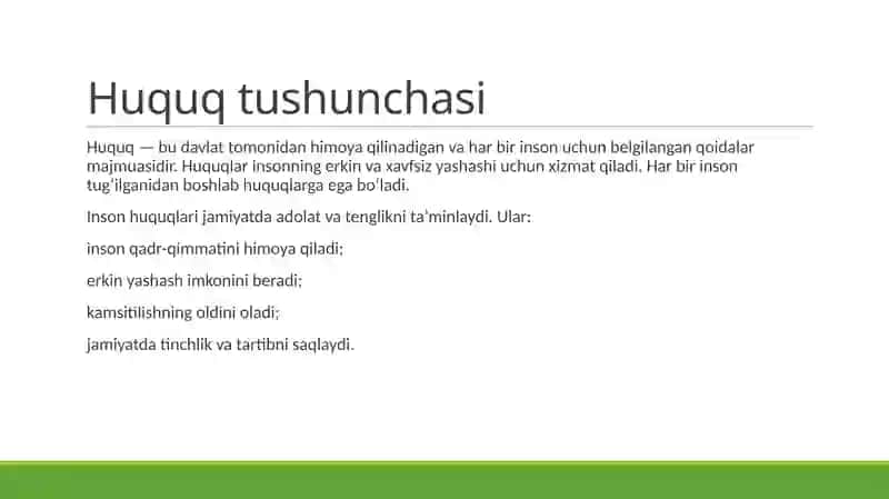 Mening huquqlarim 3