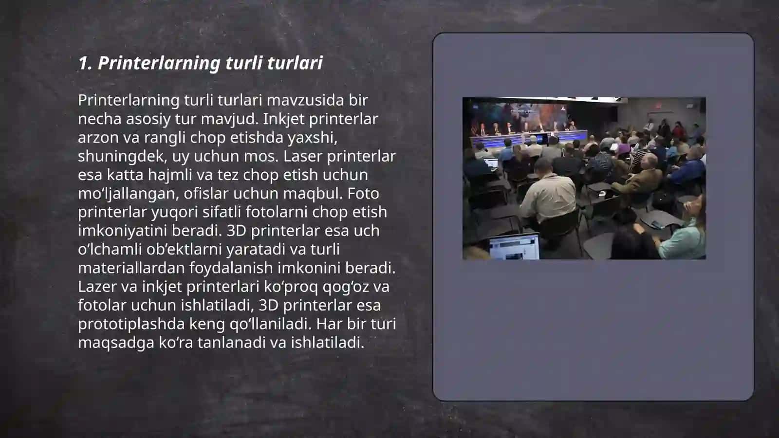 Printerlardan foydalanish imkoniyatlari 3