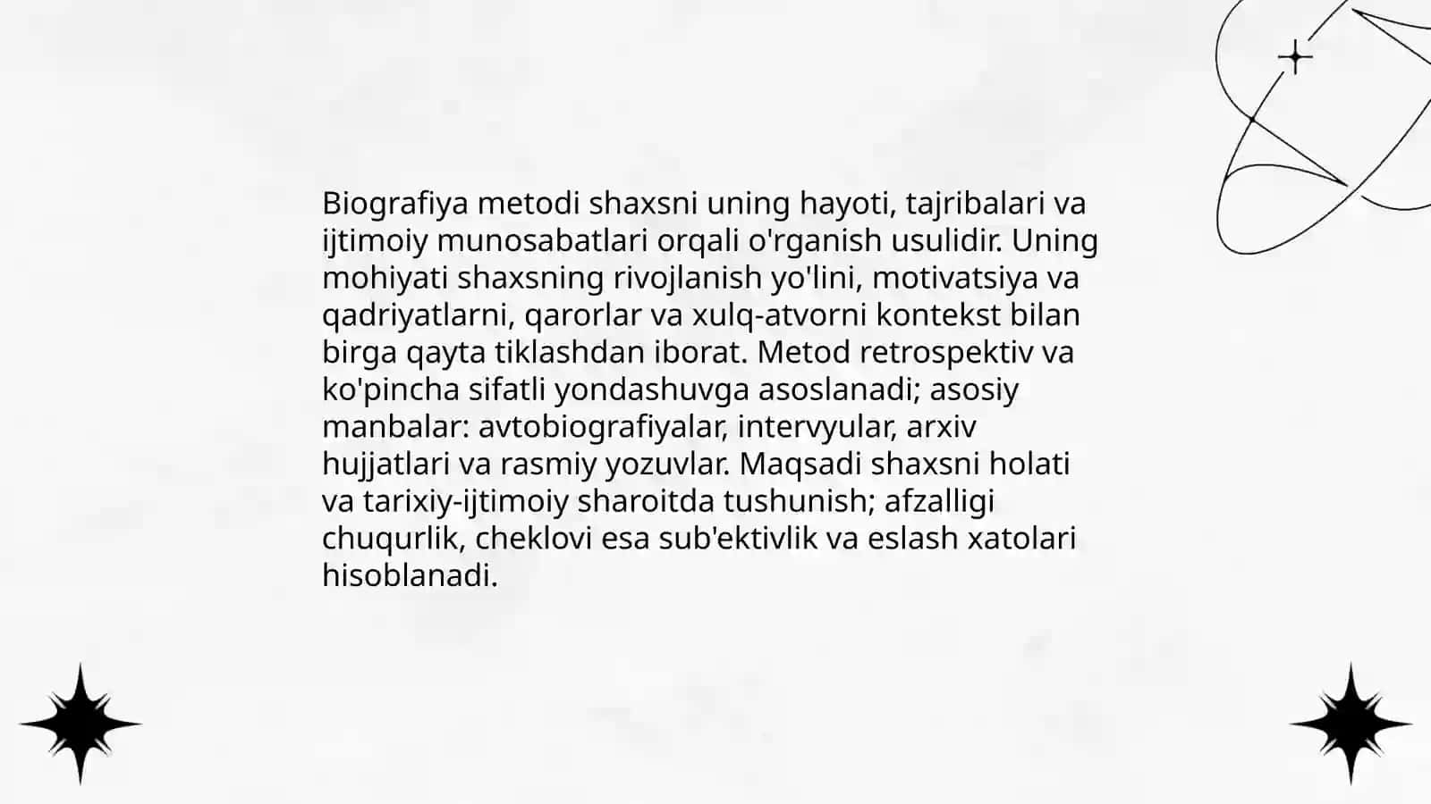 Shaxsni o'rganishning biografiya metodi 3