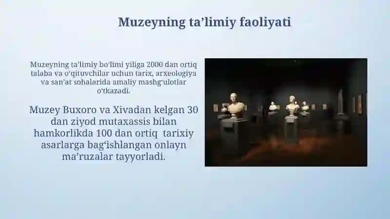 Osmon ostidagi muzey 3
