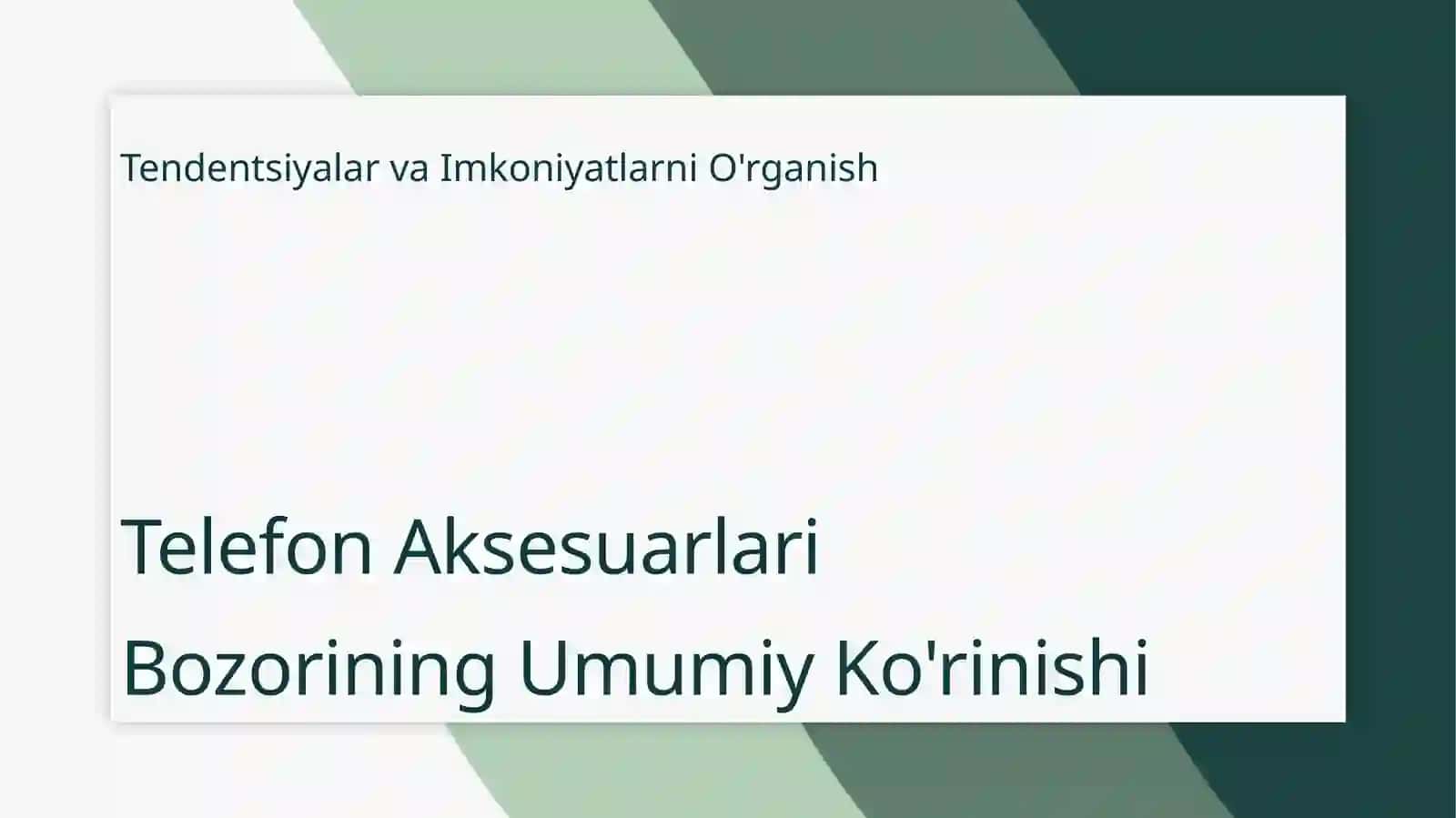 Telefonlar uchun aksesuar lar sotish 3