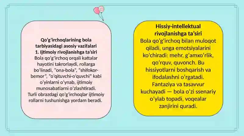 Turli obrazdagi qo’g’irchoqlarning bola tarbiyasiga ta’siri 3