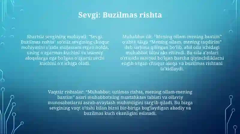 Mening Oilam-Mening Baxtim 3