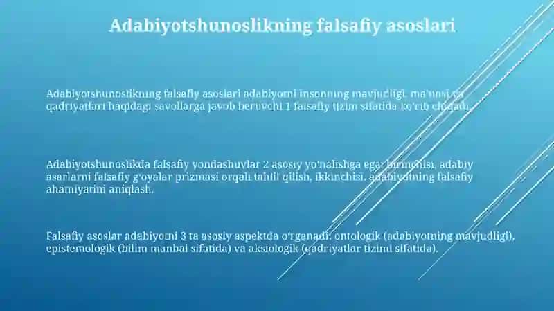 Oʻzbek adabiy tanqidida falsafiy yondashuvlar 3