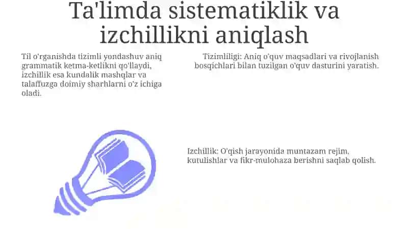 Ta'limda Sistematiklik va Izchillikni Belgilash 3