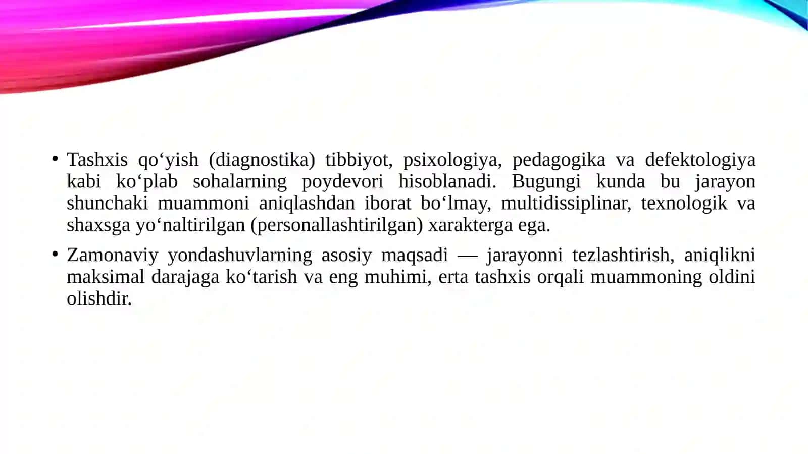 TASHXIS QO‘YISHDA ZAMONAVIY YONDASHUVLAR 3