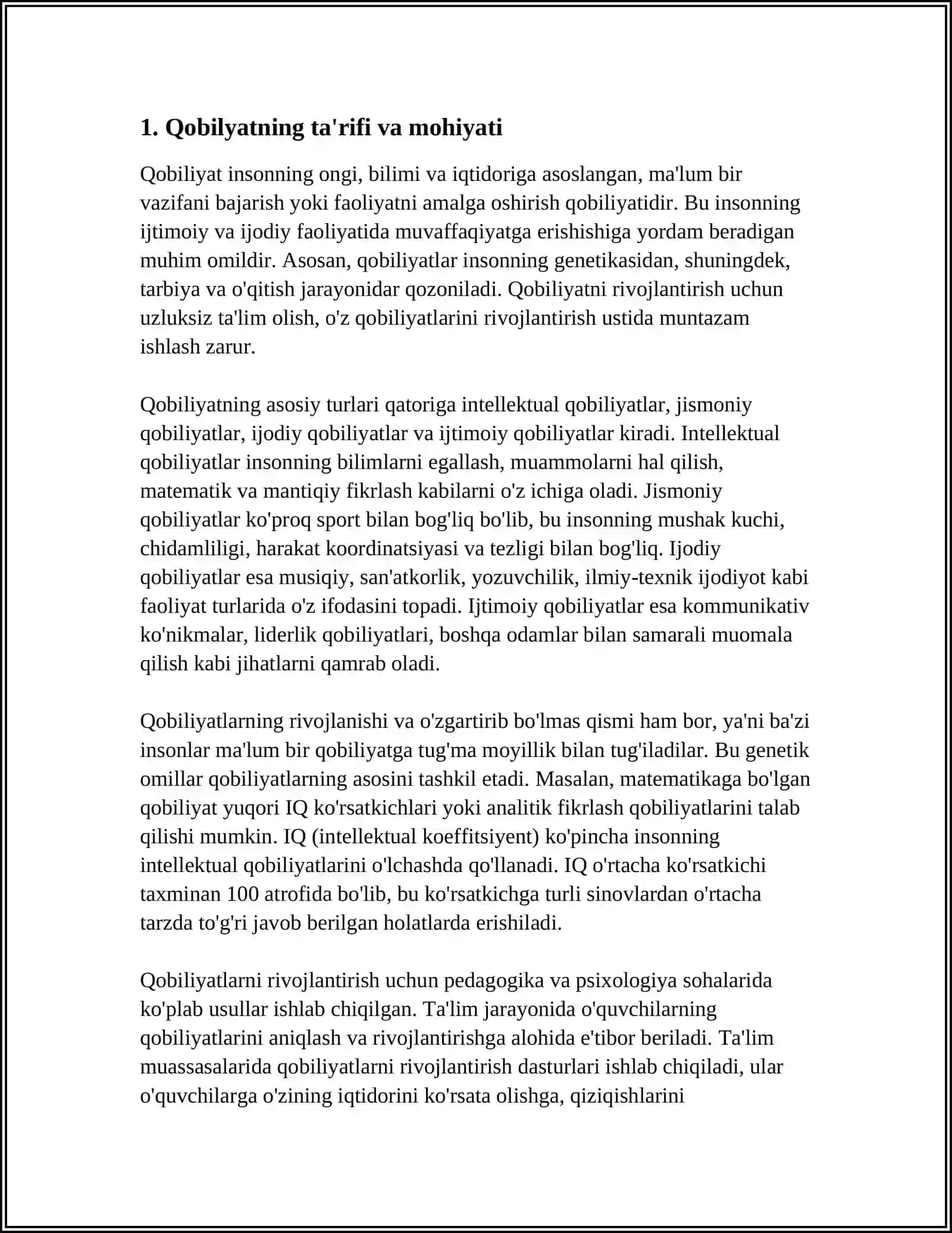 QOBILIYAT IQTIDOR ISTEʼDOD 3