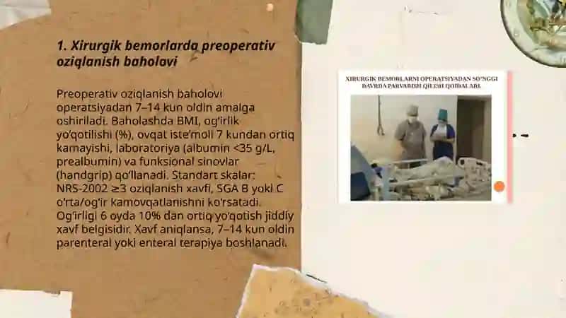 Xirurgik bemorlarni ovqatlantirish 3