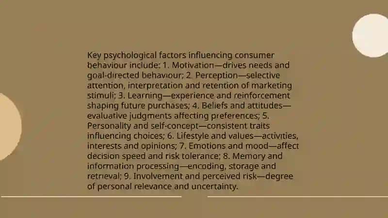 Consumer behaviour 3