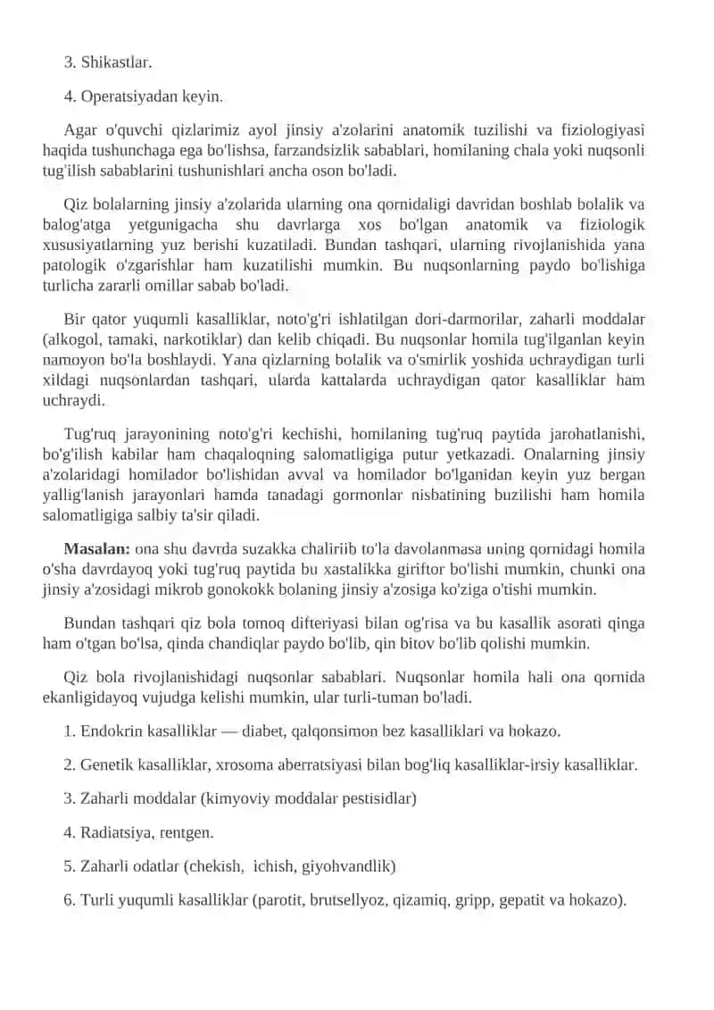 Ayollar ichki jinsiy a'zolari anatomiyasi 3