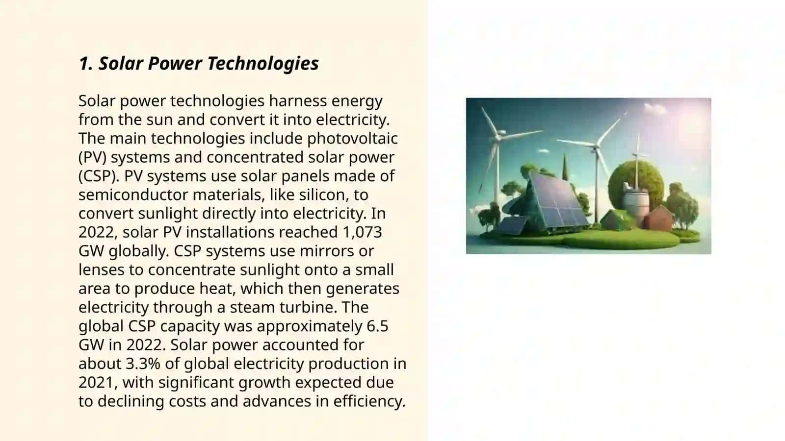 Solar Power Technologies 3