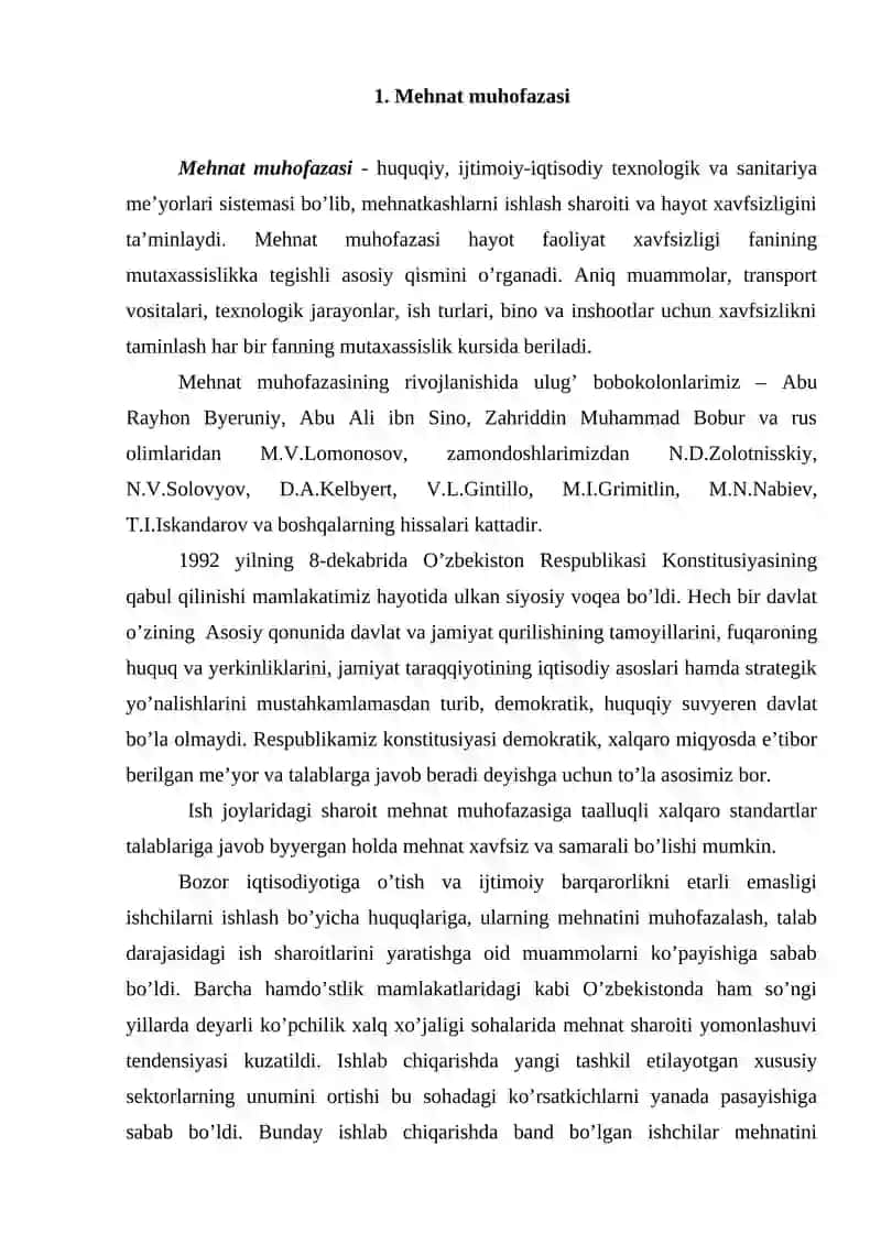 Mehnat muhofazasi 3