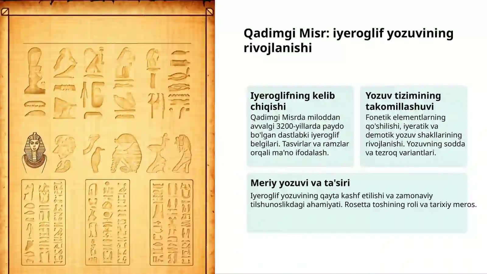 Qadimgi Mesopotamiya: mixxat yozuvi (klinopisi) 3