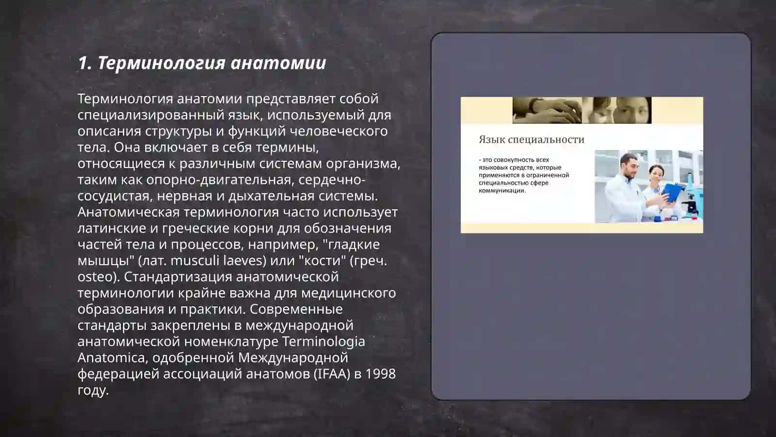 Терминология анатомии 3