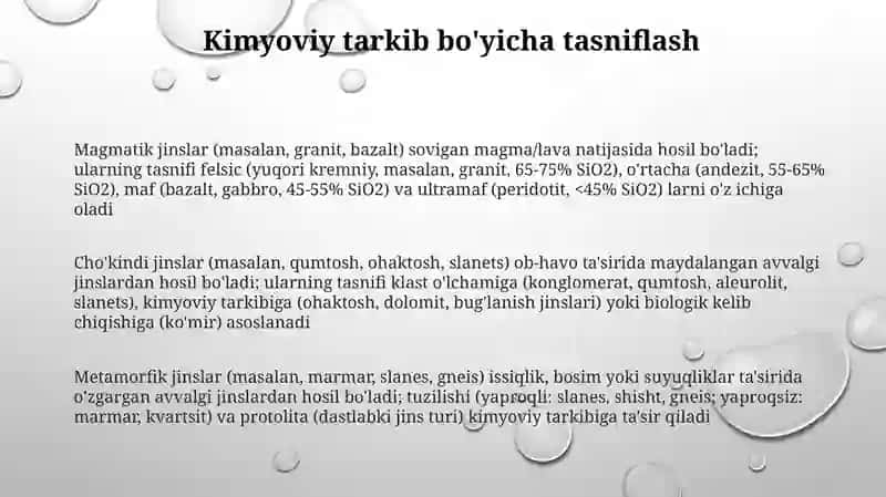 Qolip oluvchi xom ashyolarning tasnifi 3