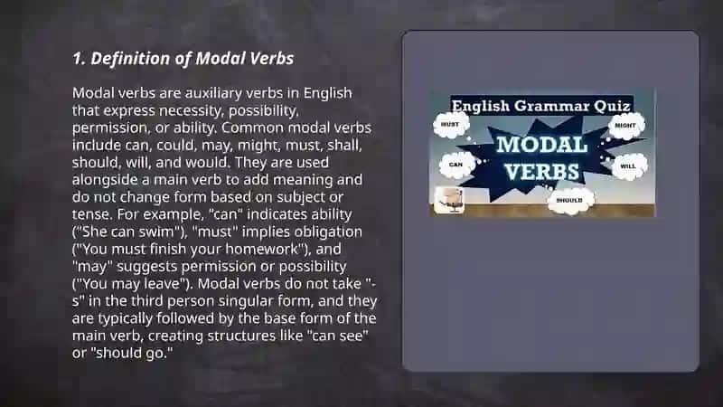 Modal feʼllar 3