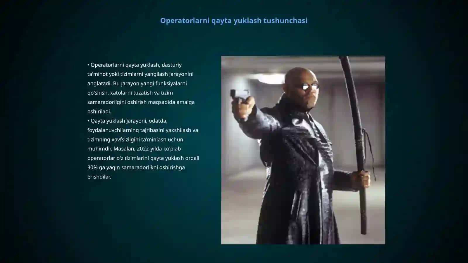 Operatorlarni qayta yuklash 3