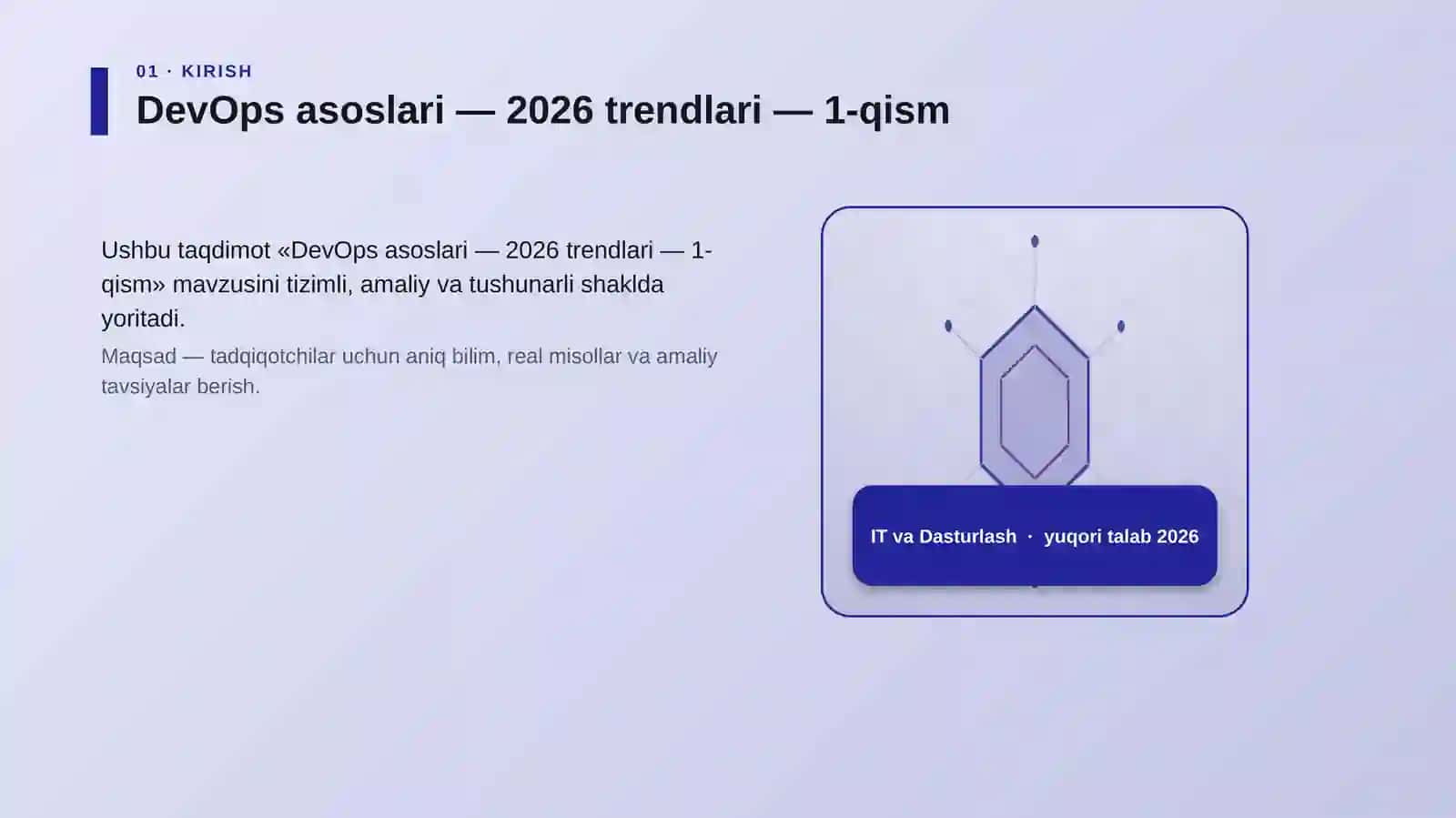 DevOps asoslari — 2026 trendlari — 1-qism 3