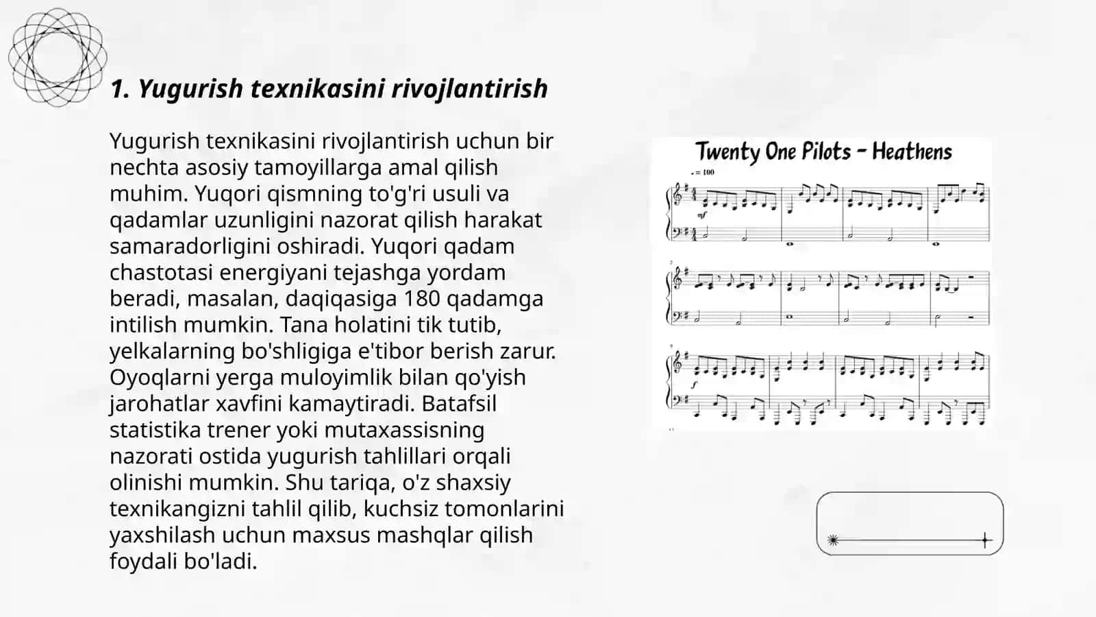 Yugurish texnikasini rivojlantirish 3