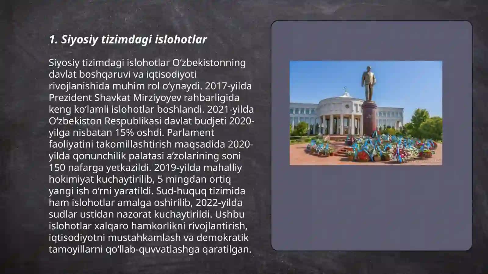 Siyosiy tizimdagi islohotlar 3