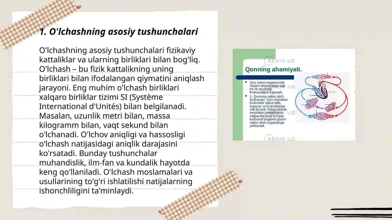 O'lchashning asosiy tushunchalari 3