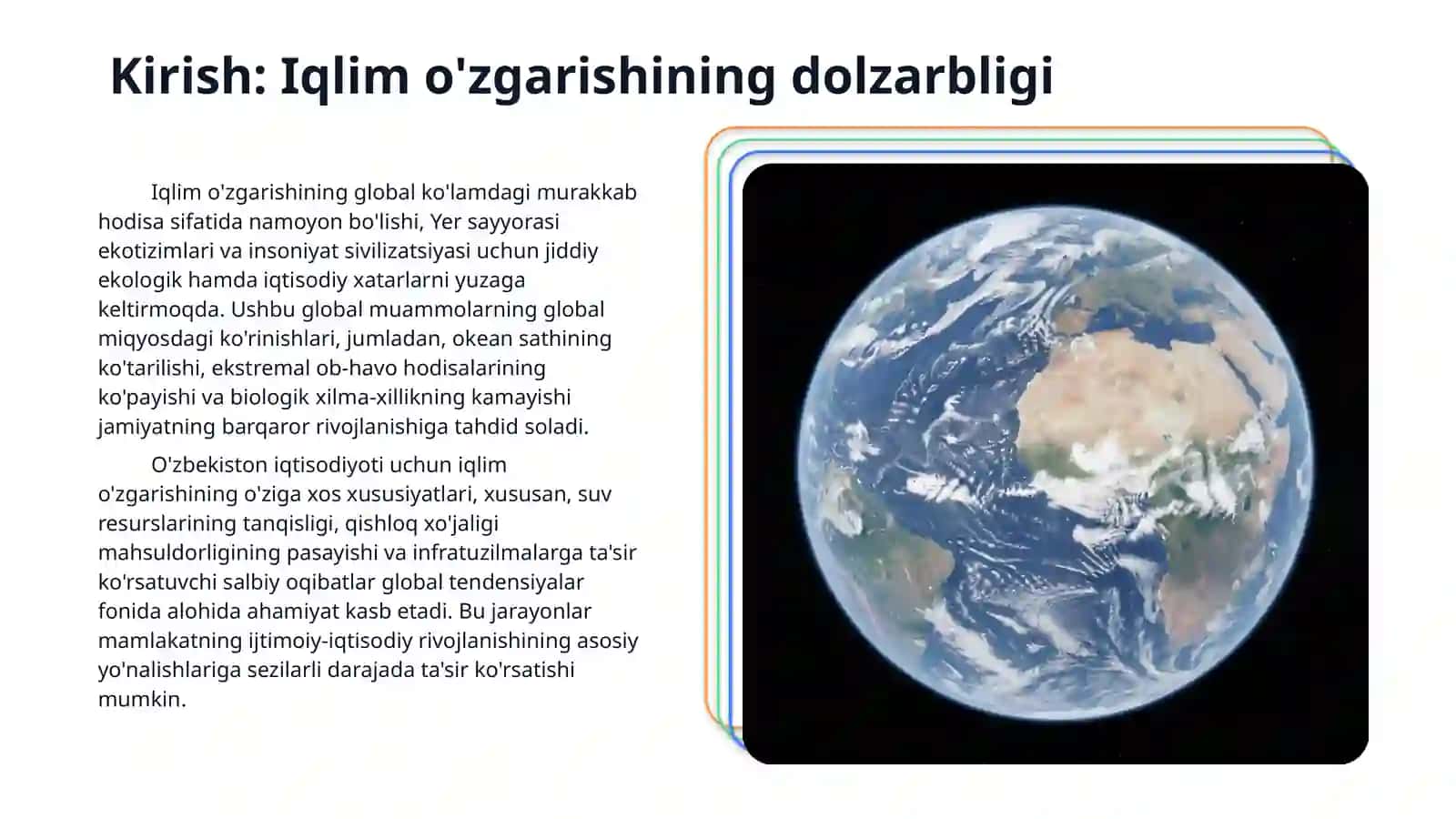 Iqlim o‘zgarishi va uning iqtisodiyotga tasiri 3