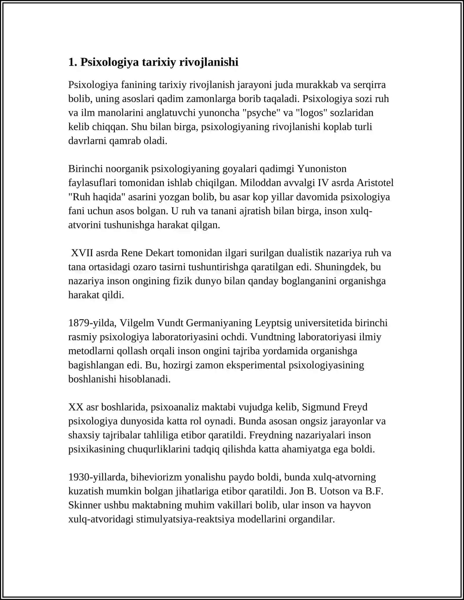 PSIXOLOGIYANING FAN SIFATIDA SHAKLLANISHI 3