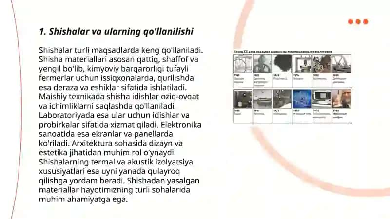 Shishalar, ularning tarkibi, tuzilishi, turlari va ishlab chiqarilishi 3
