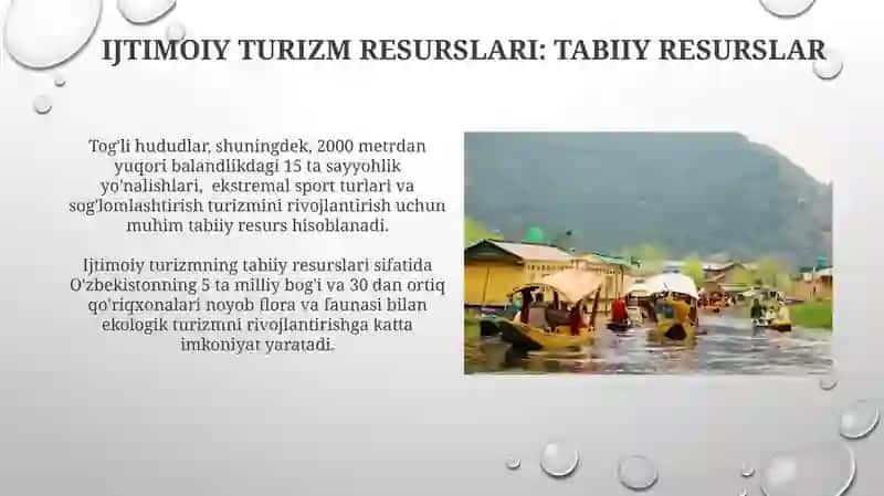 Ijtimoiy turizm va bu turning resurslari 3