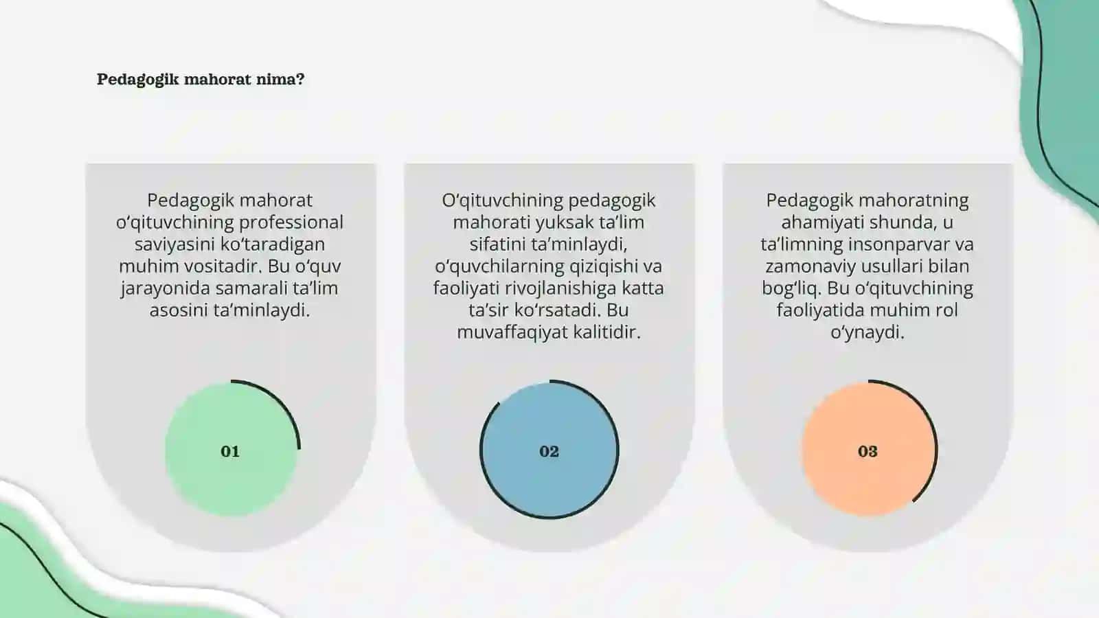 Pedagogik mahorat bo‘yicha 3