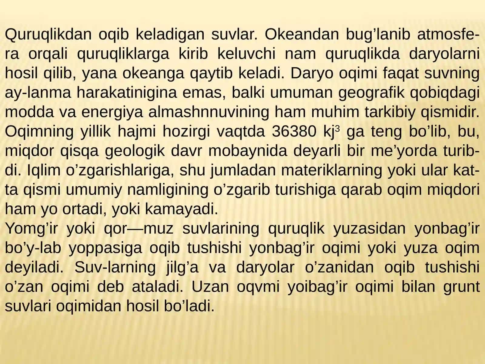 Umumiy yer bilimi fanidan daryolar va ularning ahamiyati 3