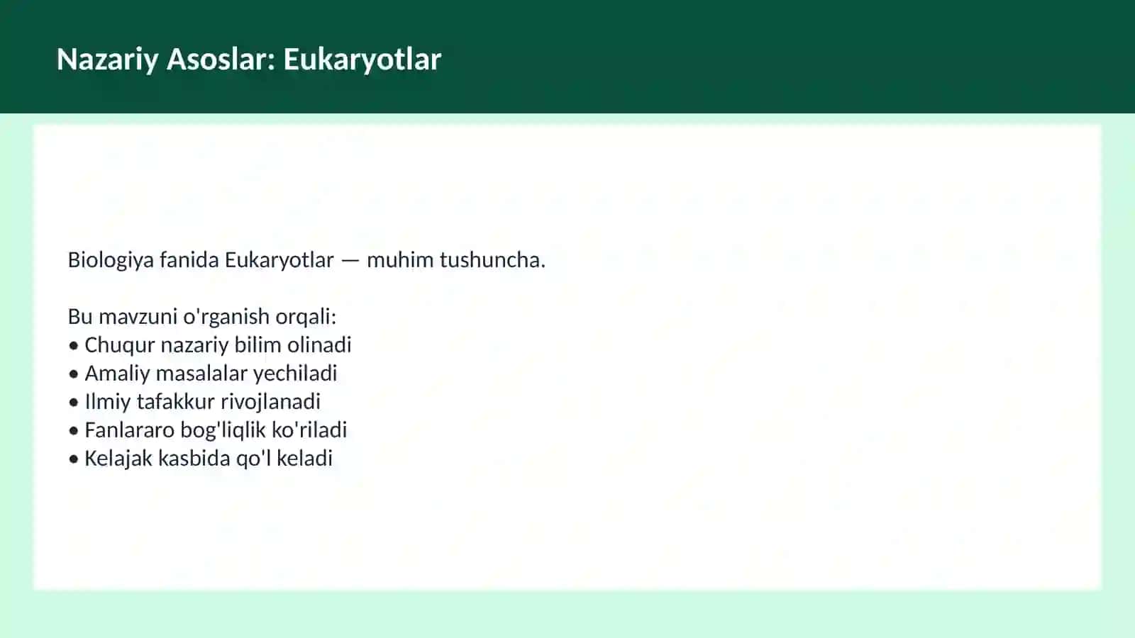 Hujayra tuzilishi 3