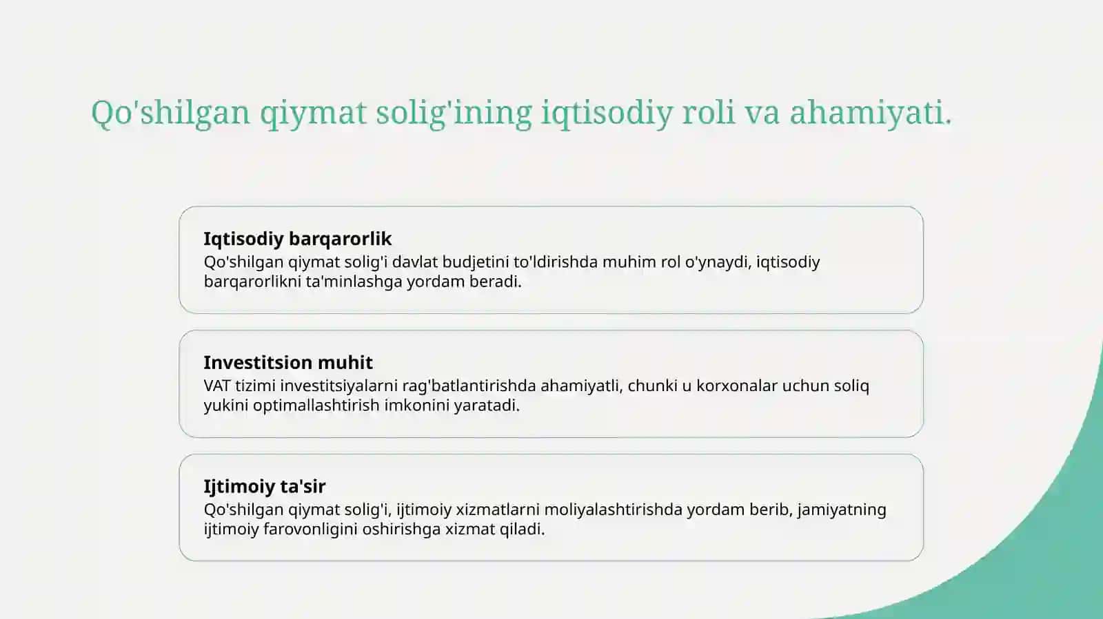 Qo'shilgan qiymat solig'i 3