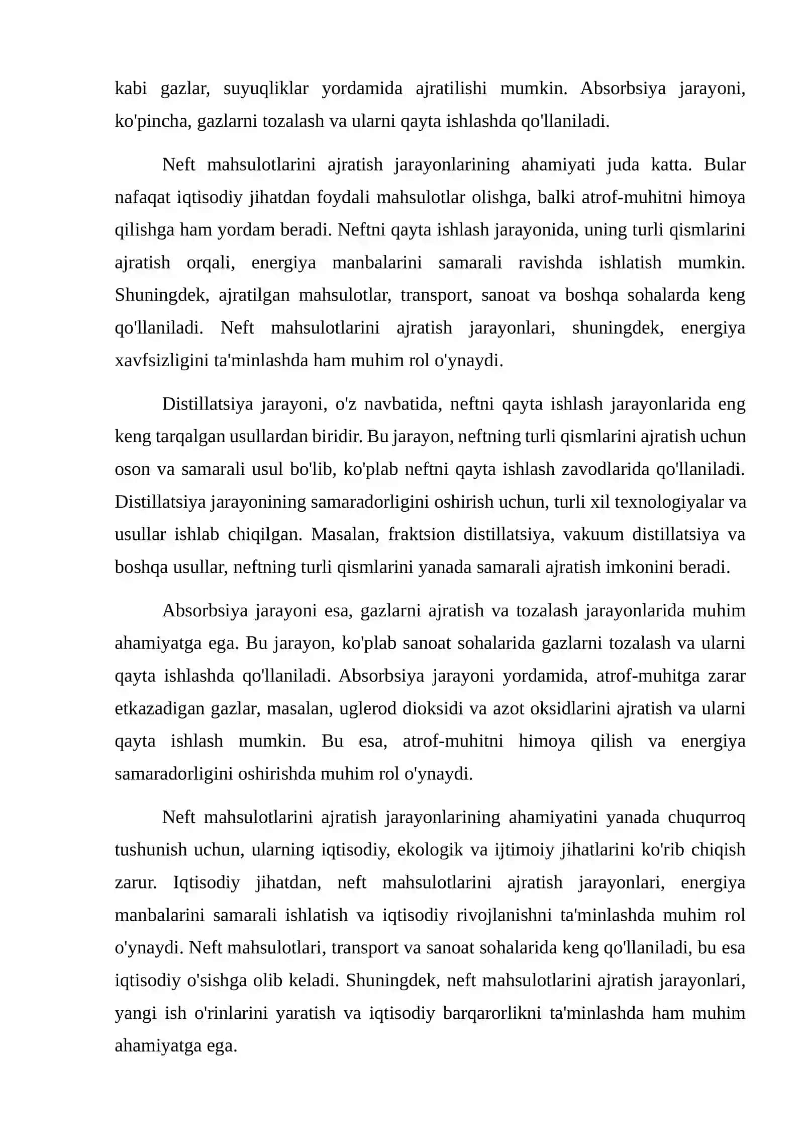 Neft mahsulotlarini ajratish usullari 3