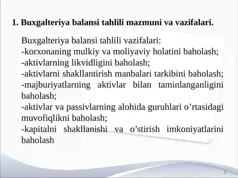Buxgalteriya balansi tahlili 3