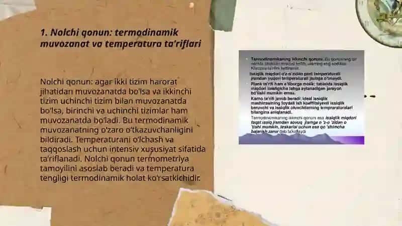 Termodinamika qonunlari 3