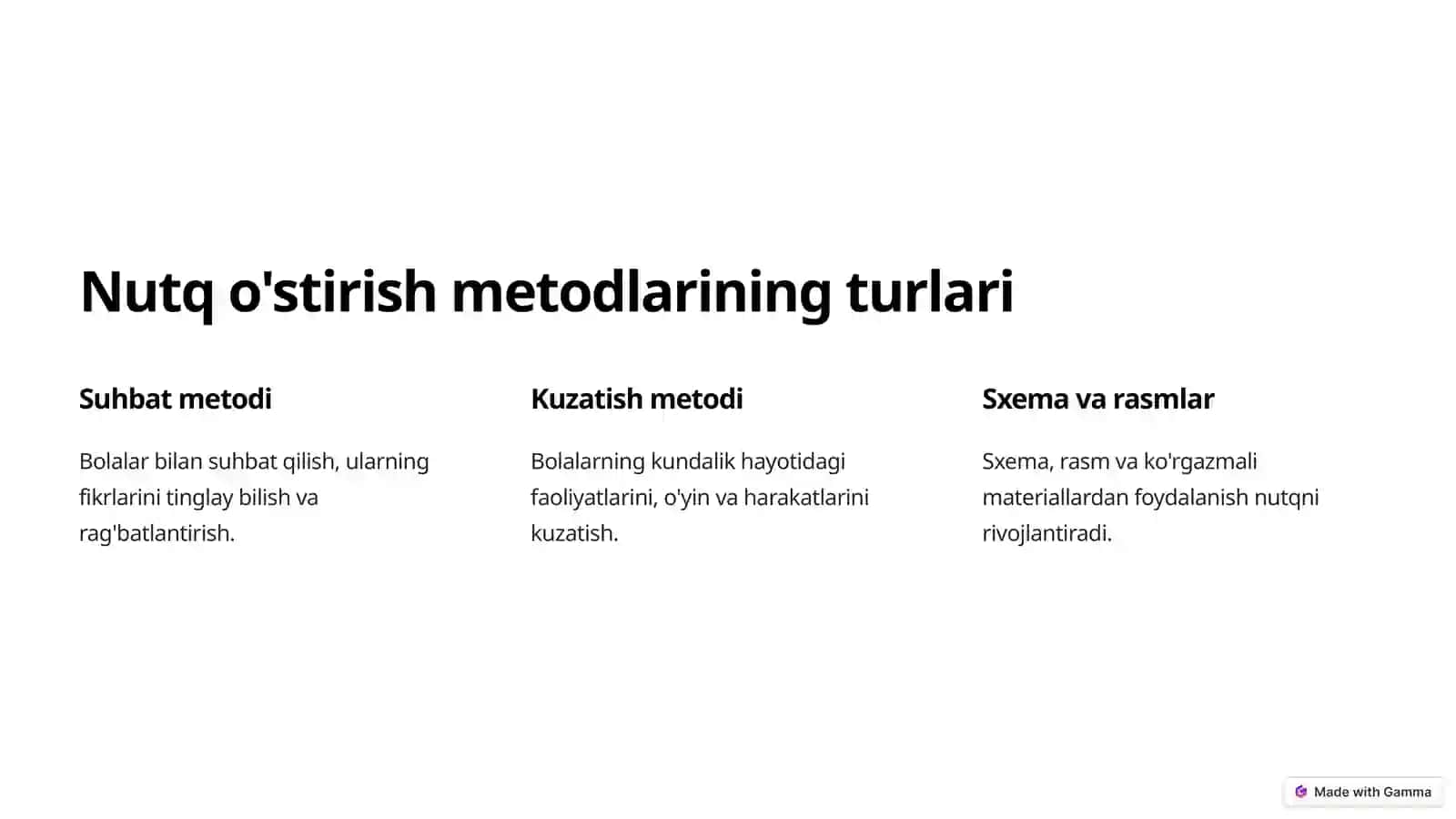 Maktabgacha ta'limda nutq o'stirish metodlari 3