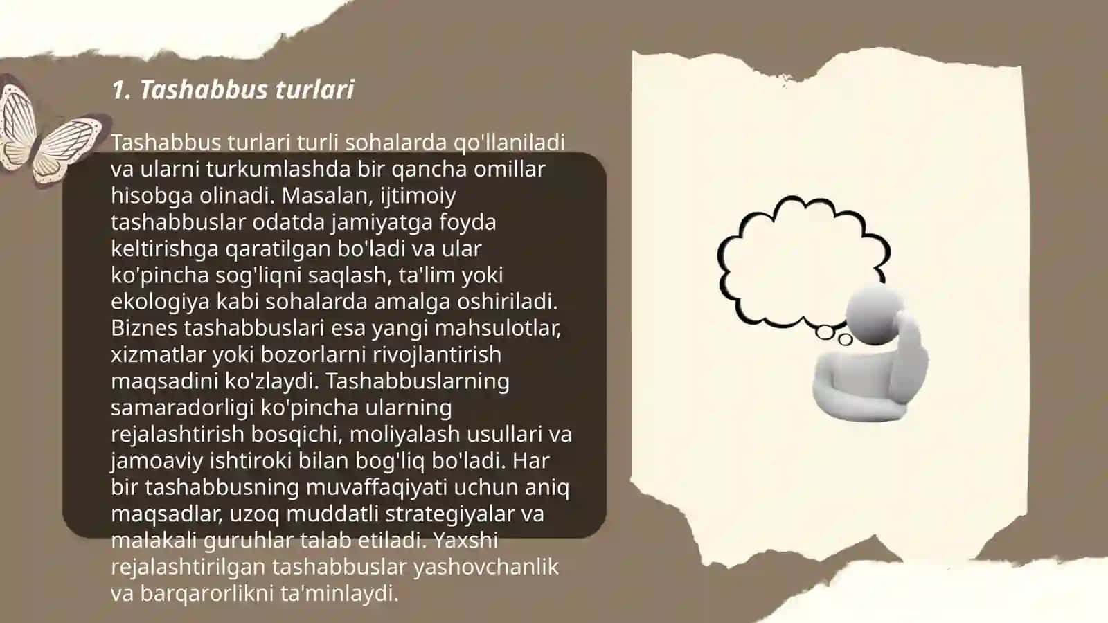 Tashabbus turlari 3