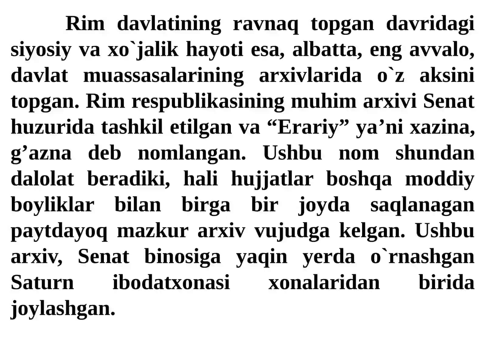 Qadimgi Rimda respublika arxivlari 3