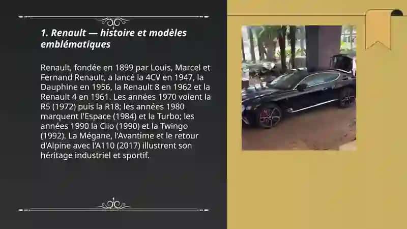 Les marques de voiture francoises connies 3