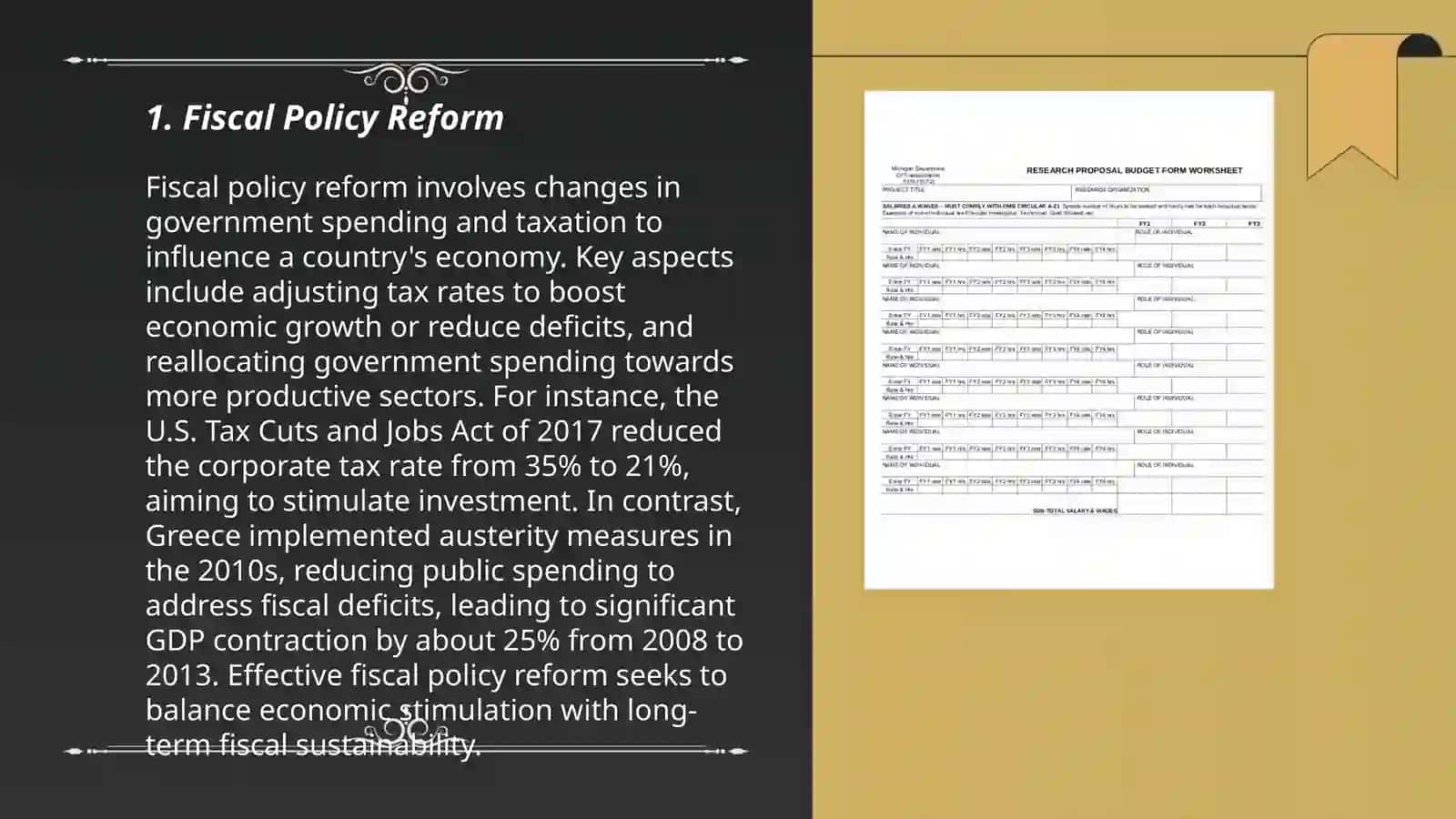 Fiscal Policy Reform 3