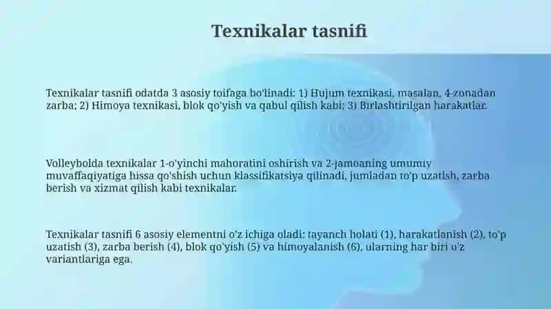 Volebolòyintexnikasivataktikasiningtasnifi 3