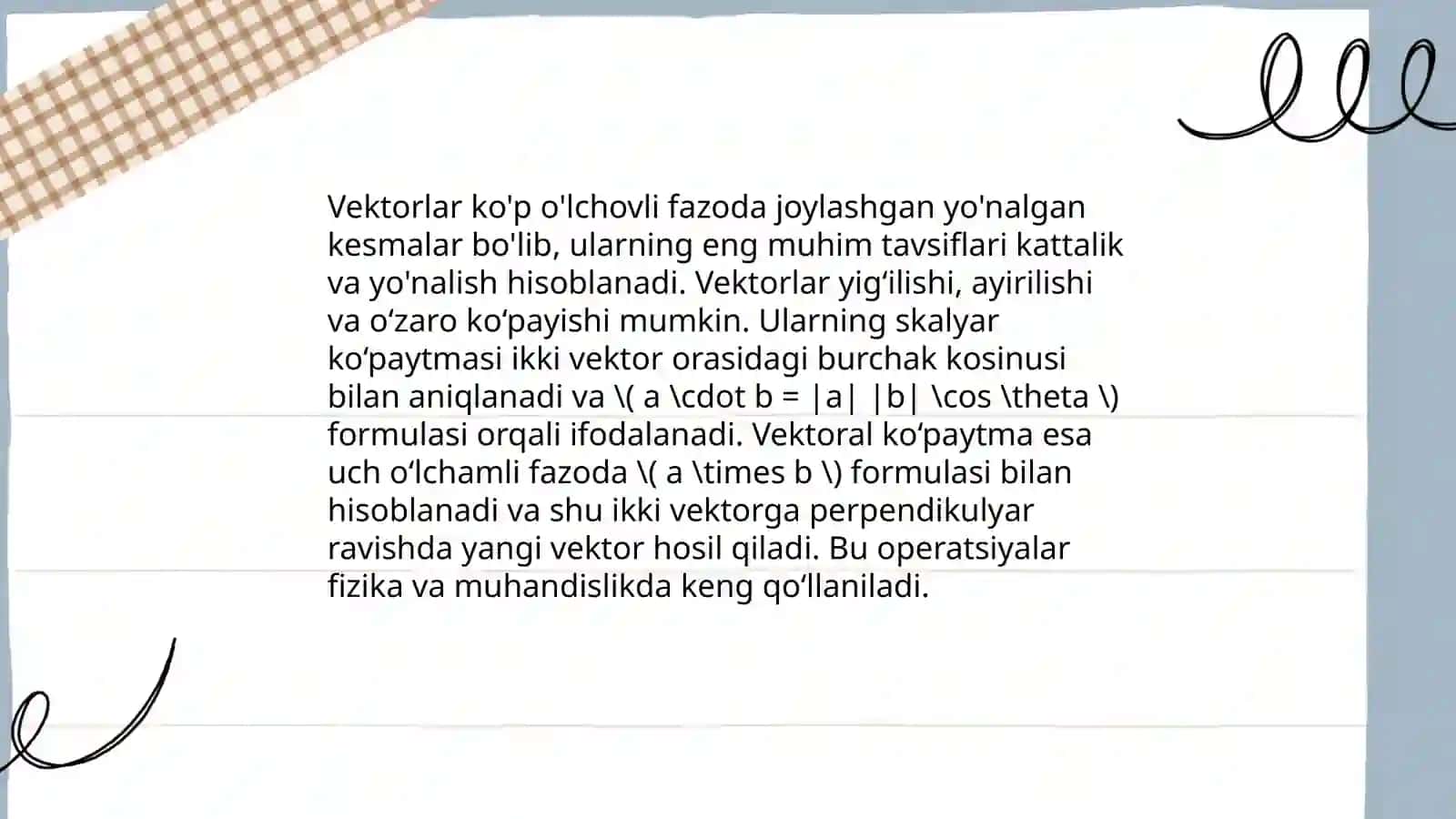 hosila, uning geometrik va fizik ma’nosi 3