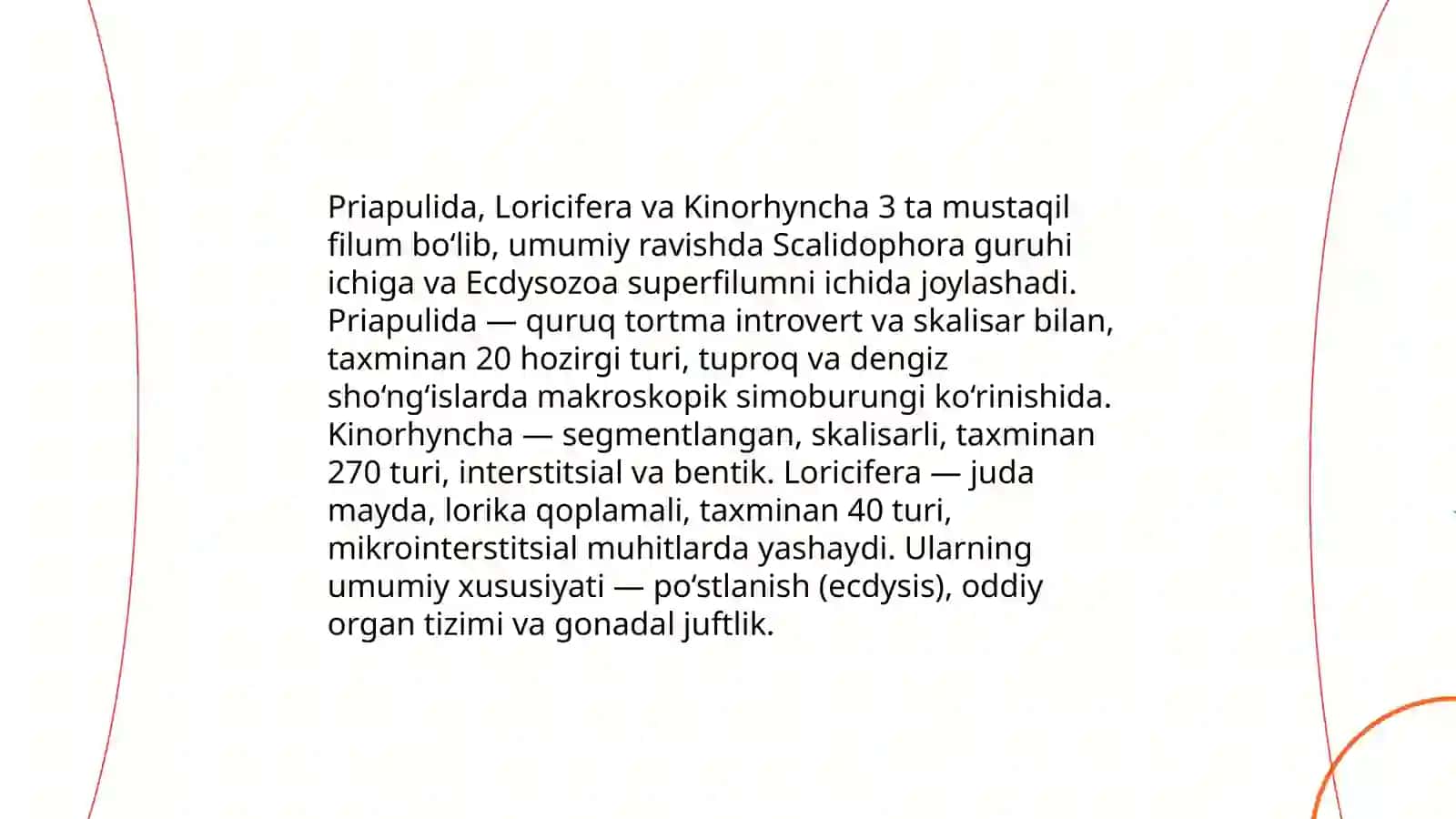 Priapulida Loricifera va Kinorhyncha 3