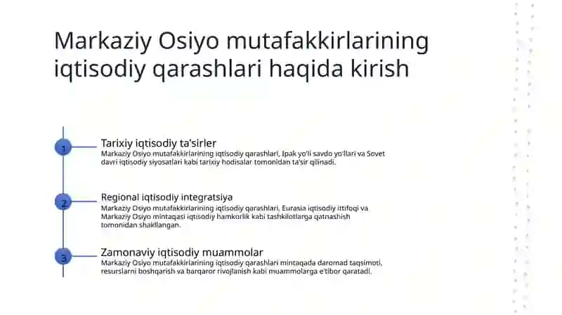 Markaziy Osiyo mutafakkirlarining iqtisodiy qarashlari 3