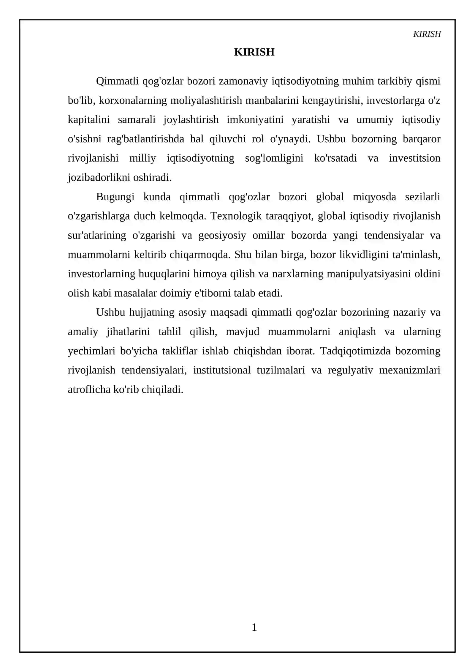 QIMMATLI QOG'OZLAR BOZORI 3